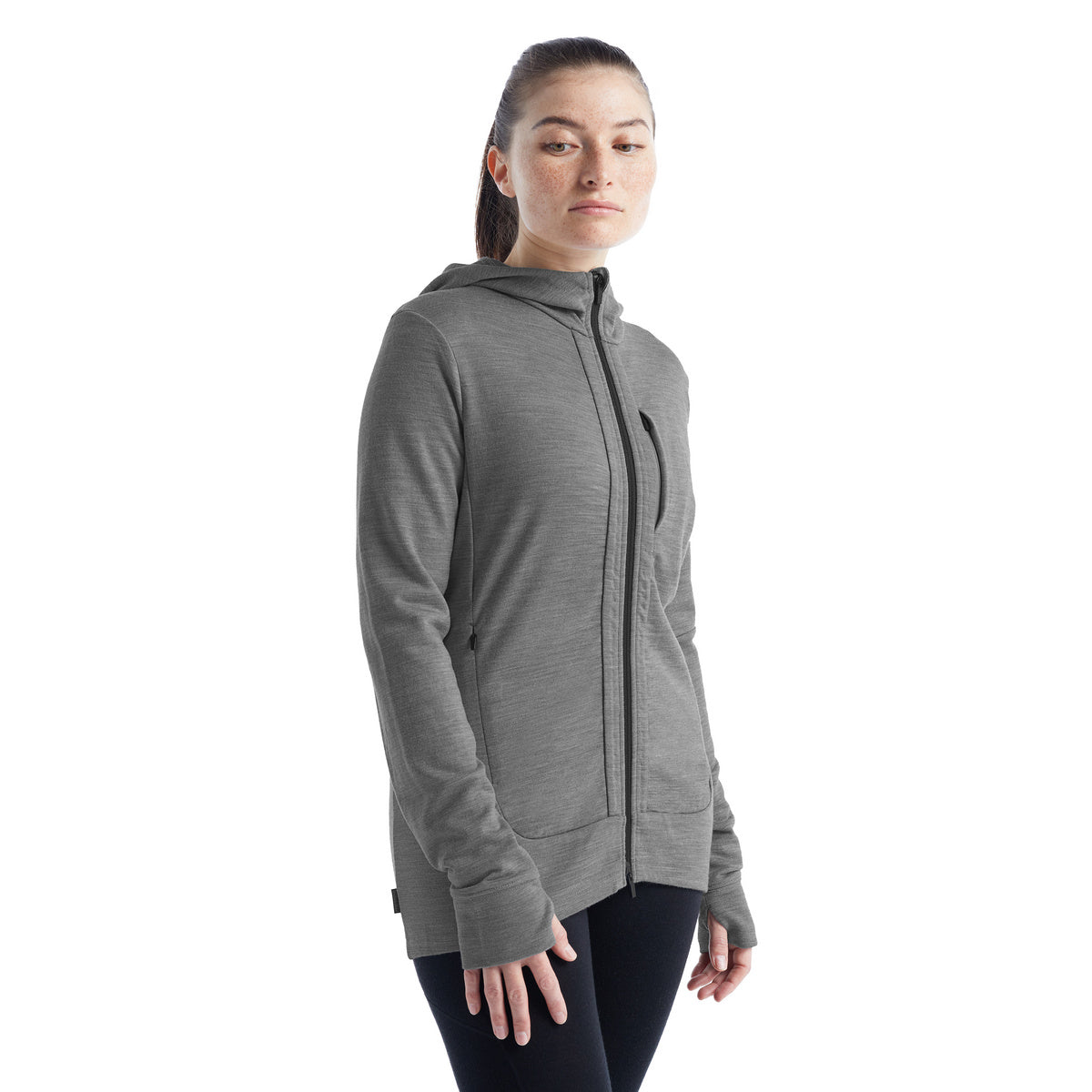 Wmns Merino Quantum III LS Zip Hood