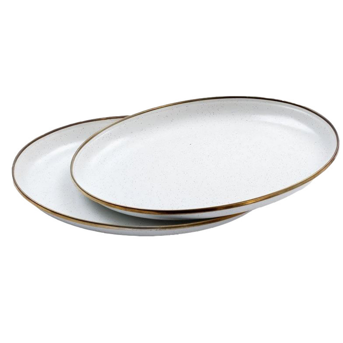 Teller klein Emaille 2er Set