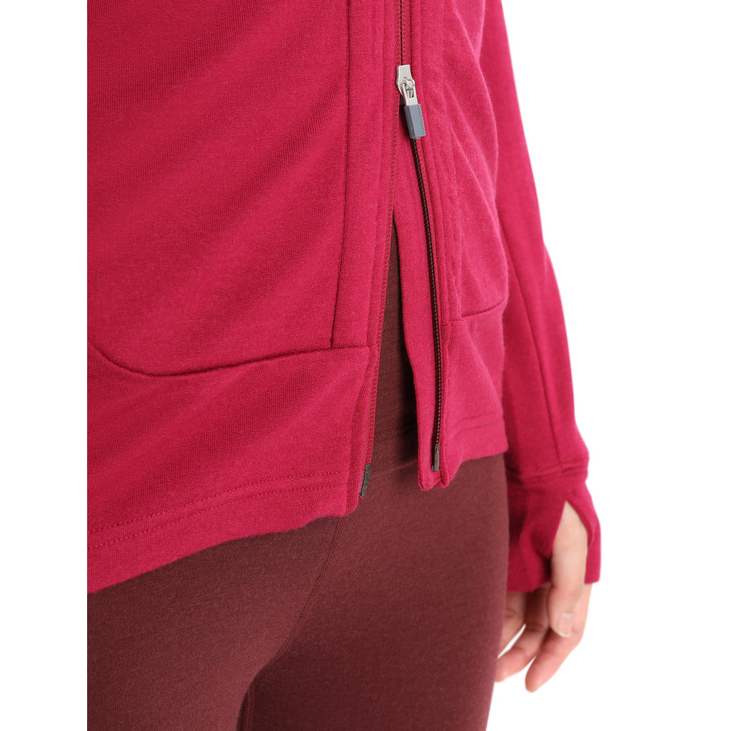 Wmns Merino Quantum III LS Zip Hood