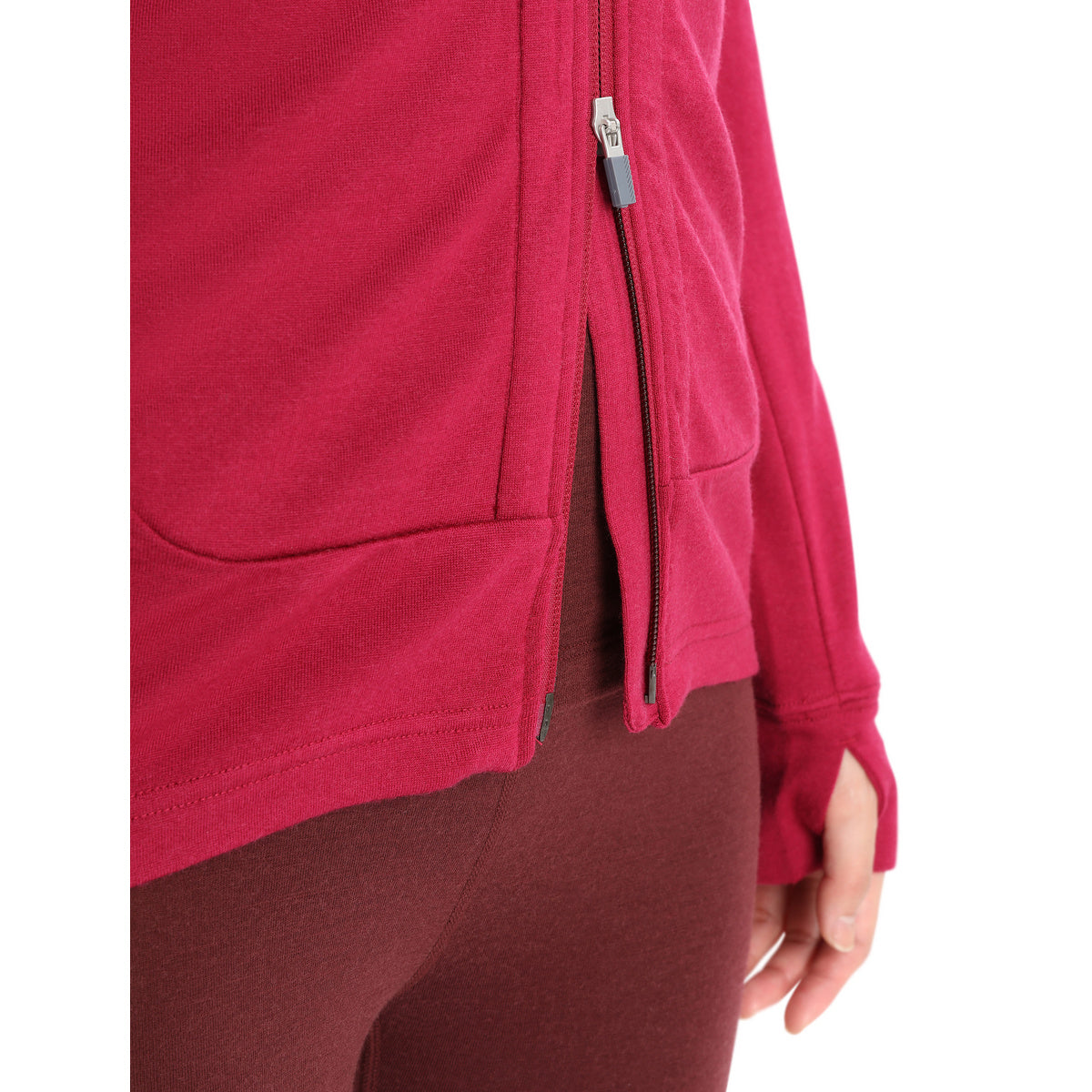Wmns Merino Quantum III LS Zip Hood