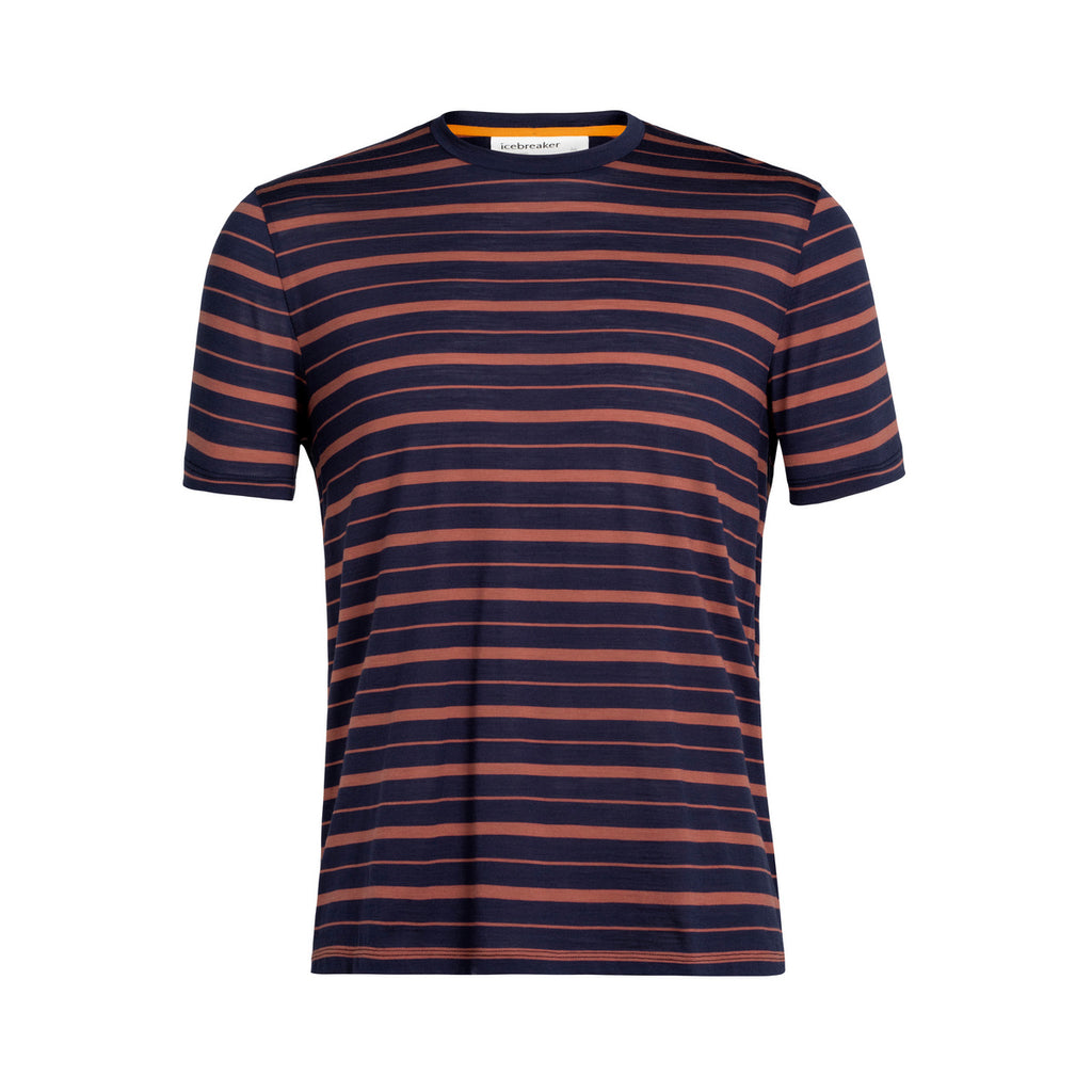Men Merino Wave SS Tee Stripe