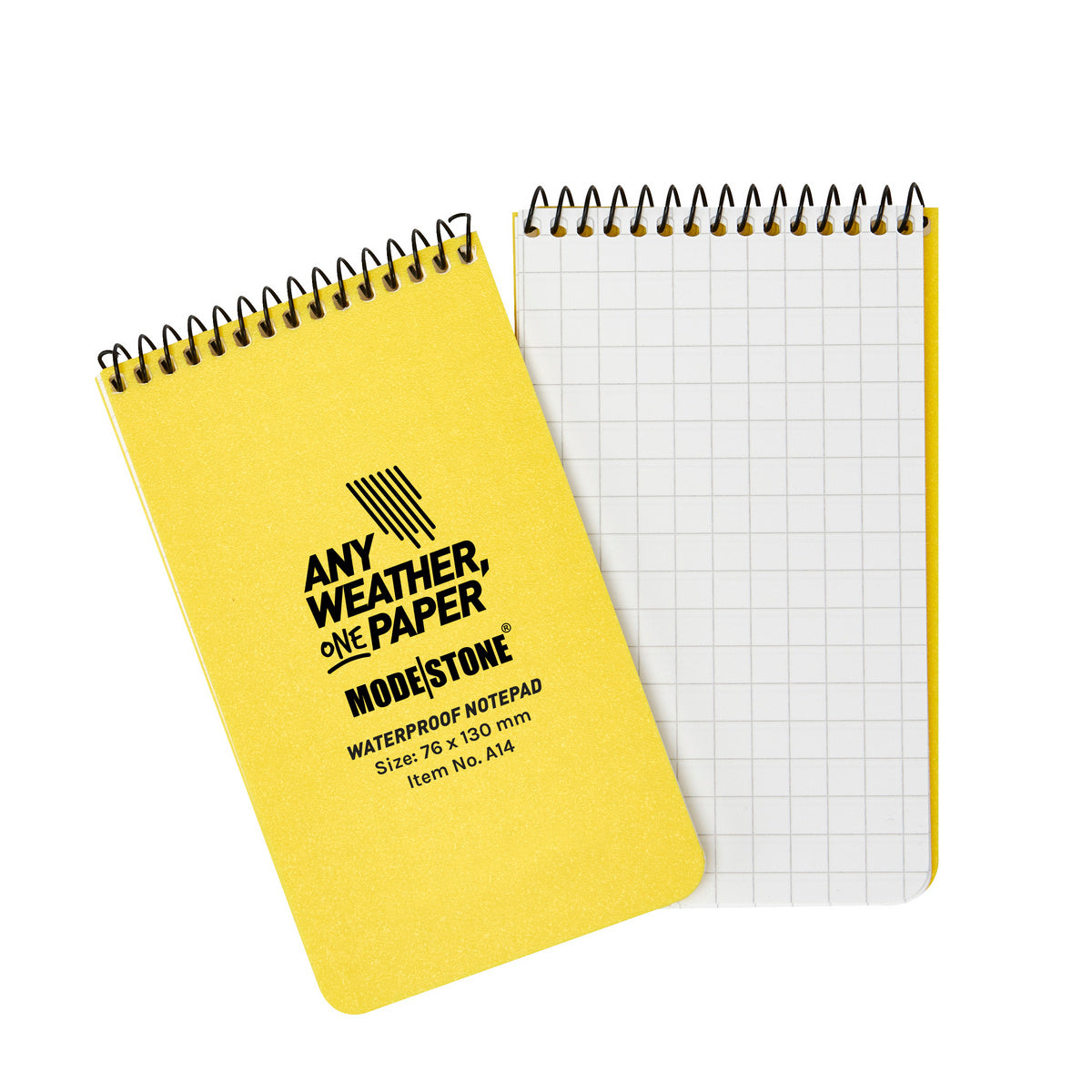 Notizblock Wasserfest 76x130 mm