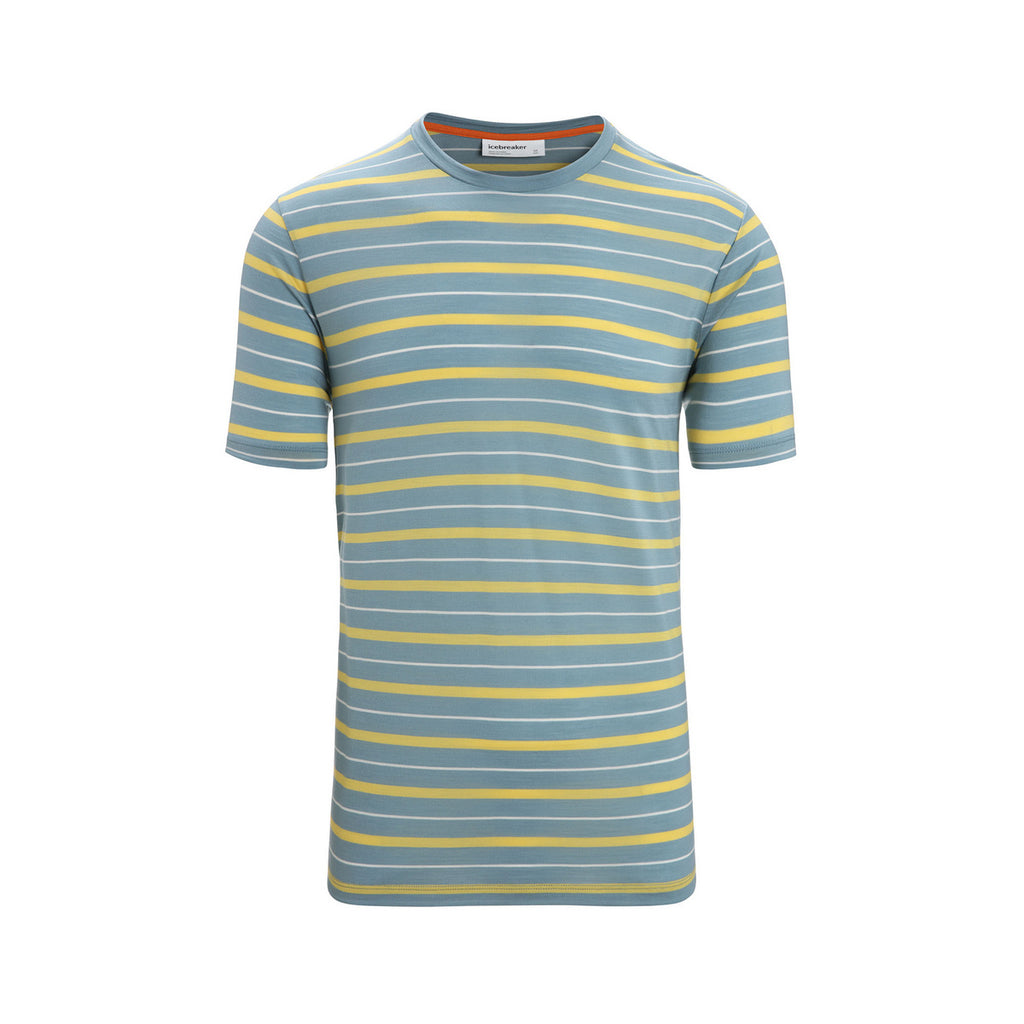 Men Merino Wave SS Tee Stripe