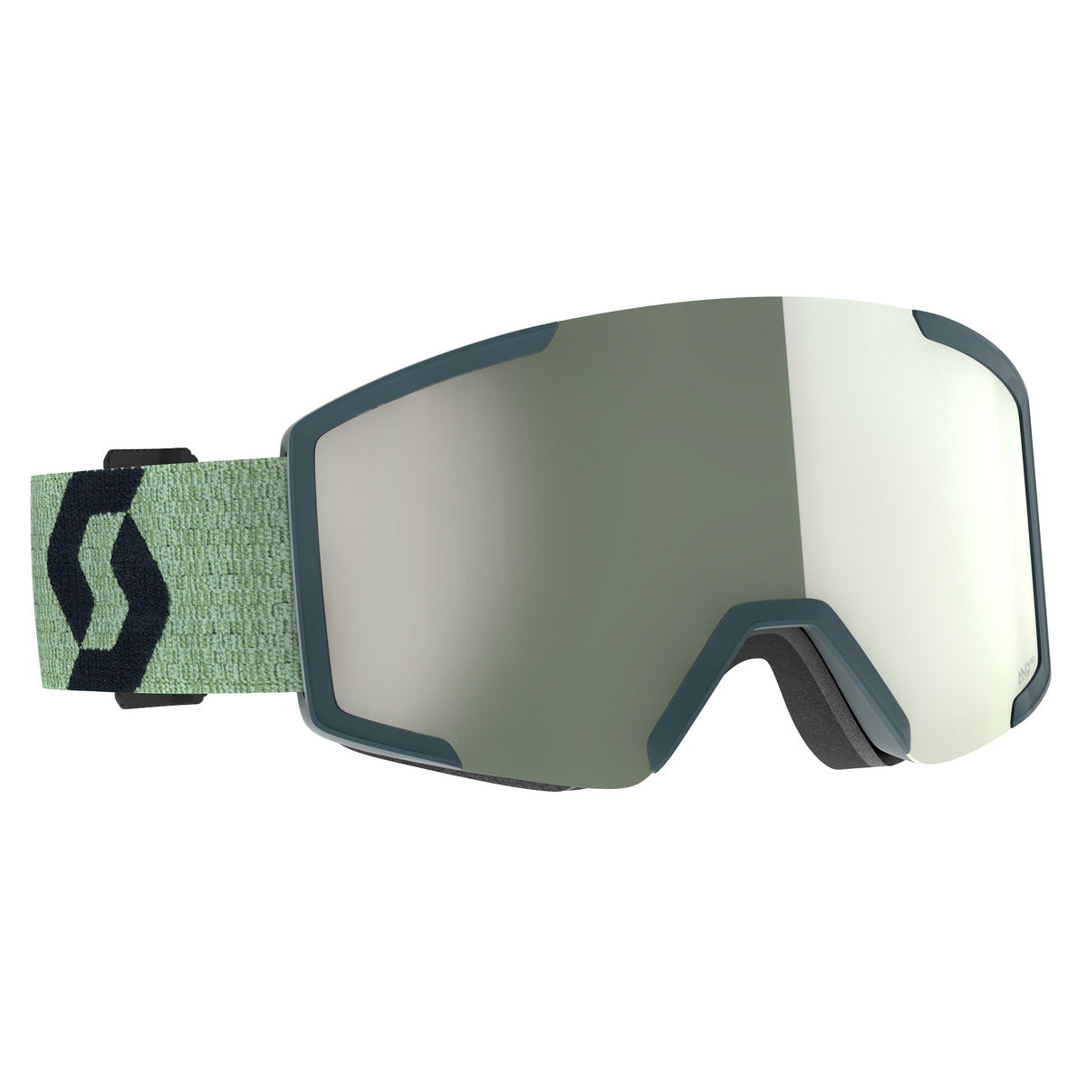 Shield AMP Pro Goggle, white chrome