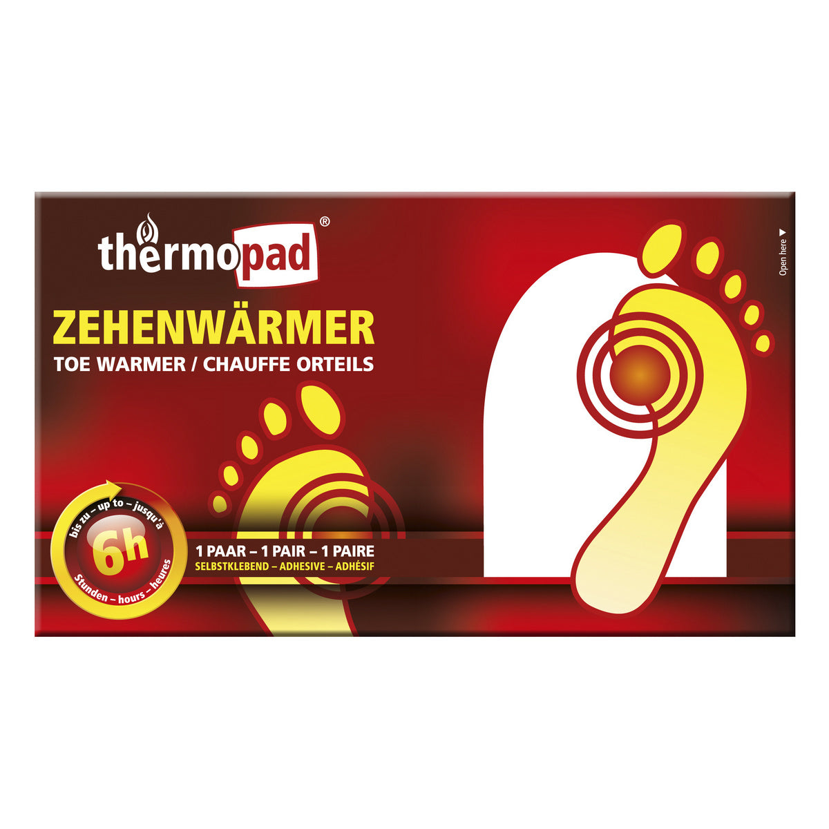 Zehenwärmer 2 Stück