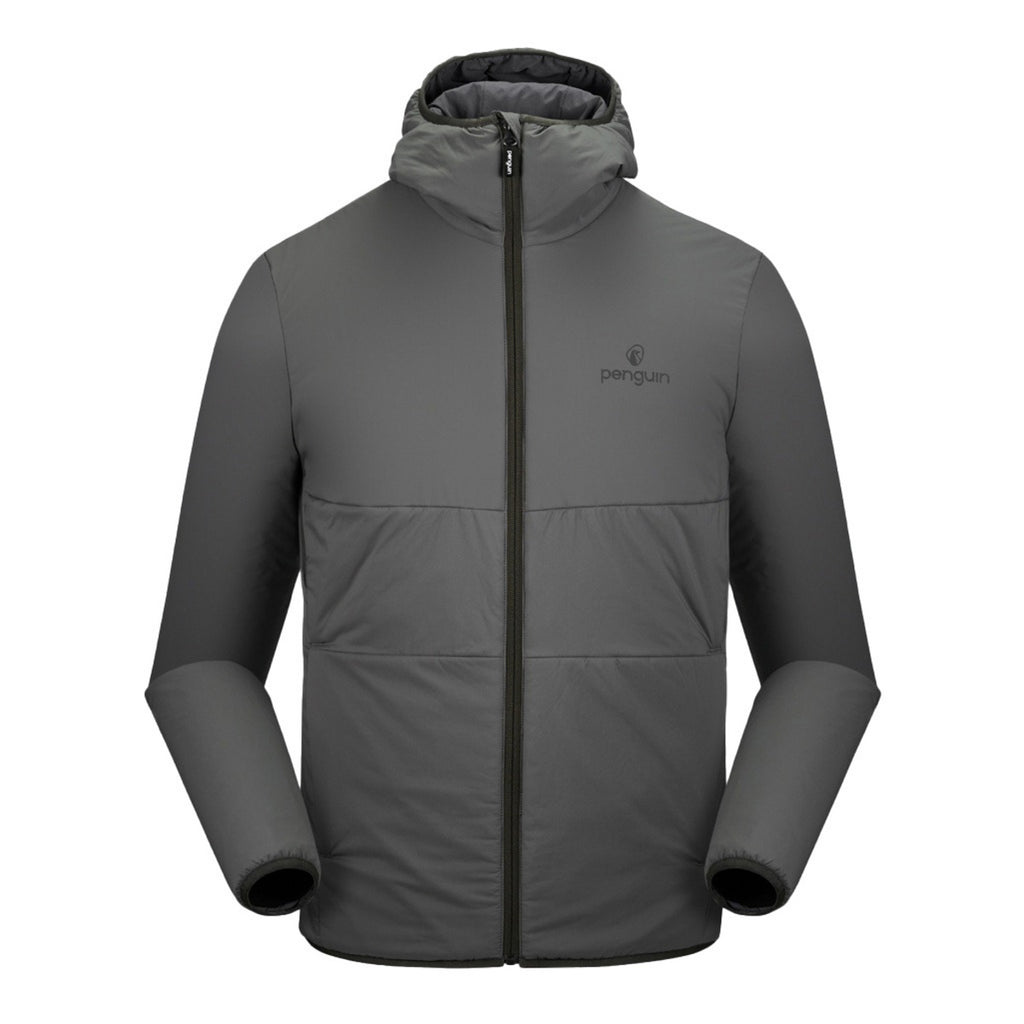 Männer Pinneco Isolations-Jacke mit Kapuze