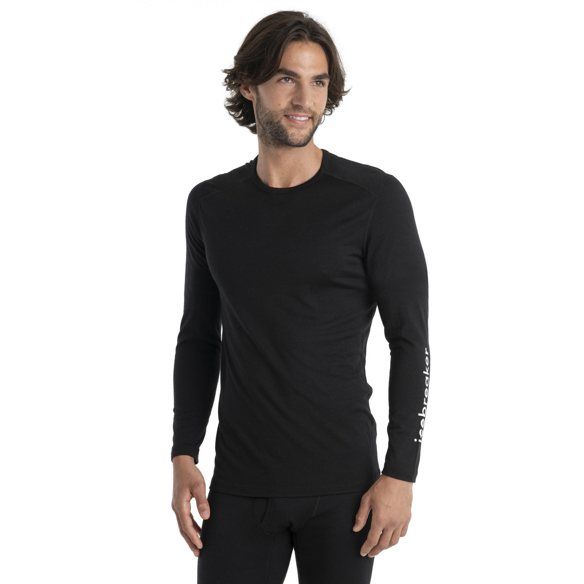 Men 200 Oasis LS Crewe Icebreaker Word