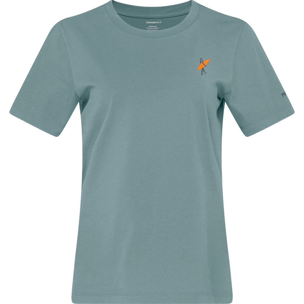 /29 cotton activity embroidery T-Shirt W's