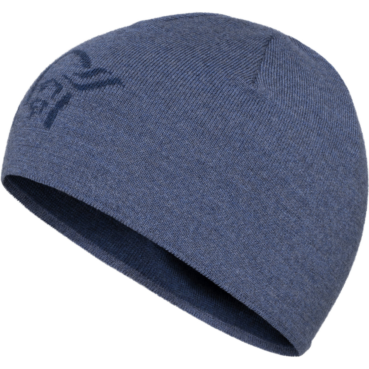/29 light merinoUll logo Beanie