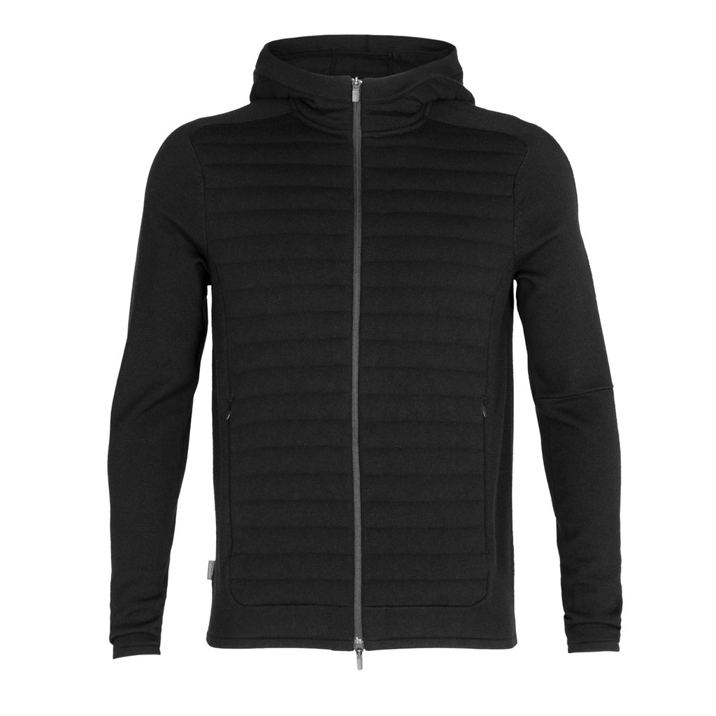 M ZoneKnit LS Zip Hood