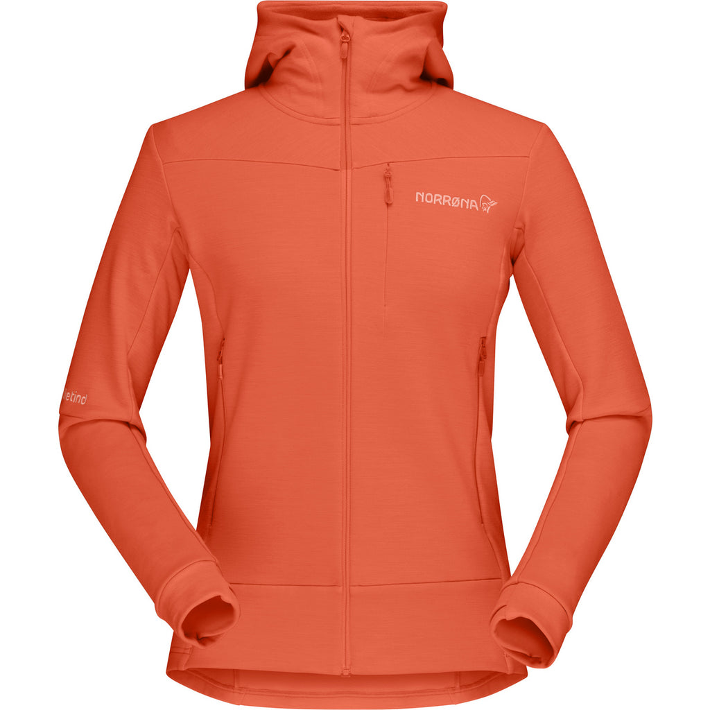 Falketind Warmwool2 Stretch Zip Hood W's