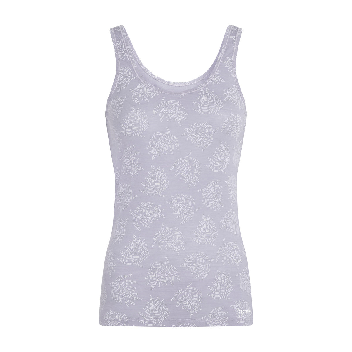 W Merino 150 Siren Tank Fresh Ferns AOP