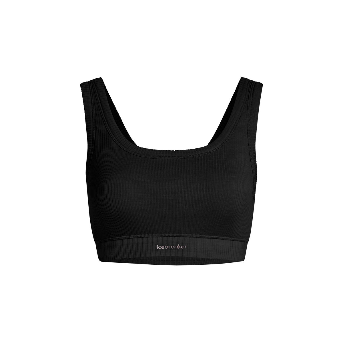 W Merino Blend Rib Lotus Bra
