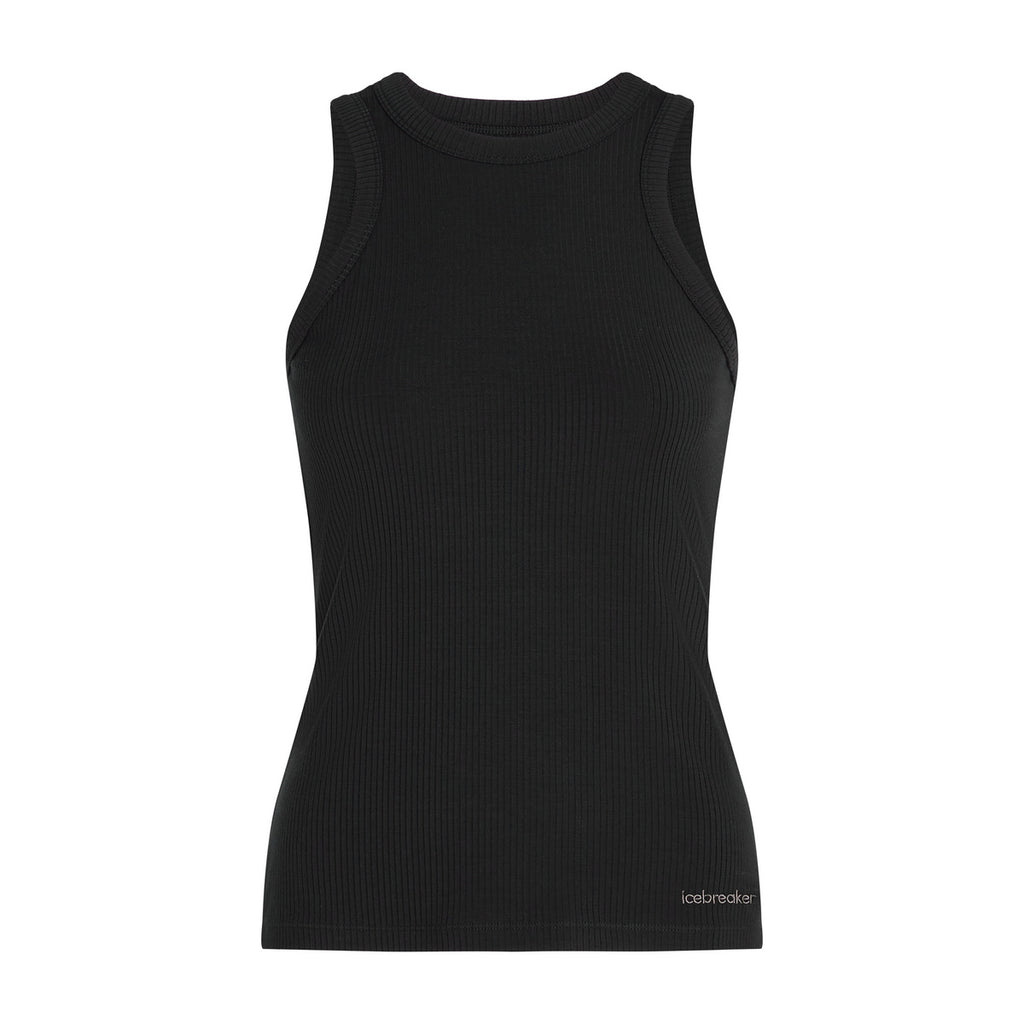 W Merino Blend Rib Lotus Tank