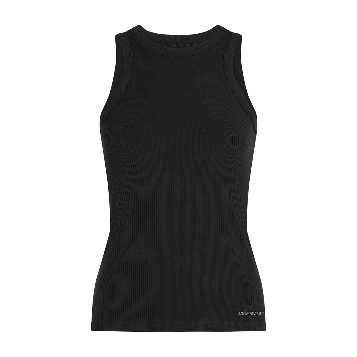 W Merino Blend Rib Lotus Tank
