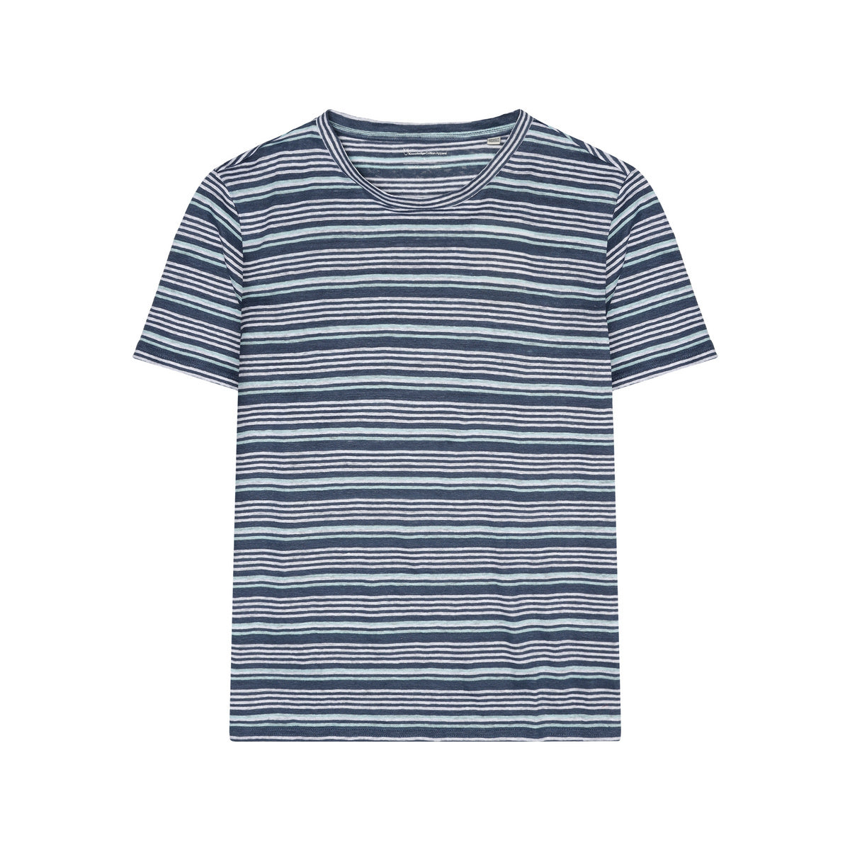 Regular Linen Striped T-Shirt M