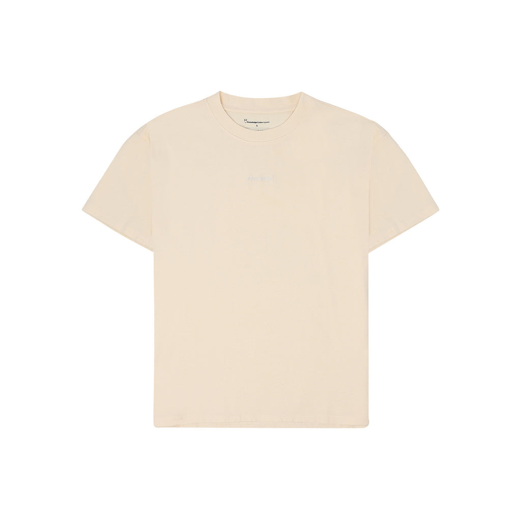 Loose Hvy Single T-Shirt With Logo Chest Embr. W