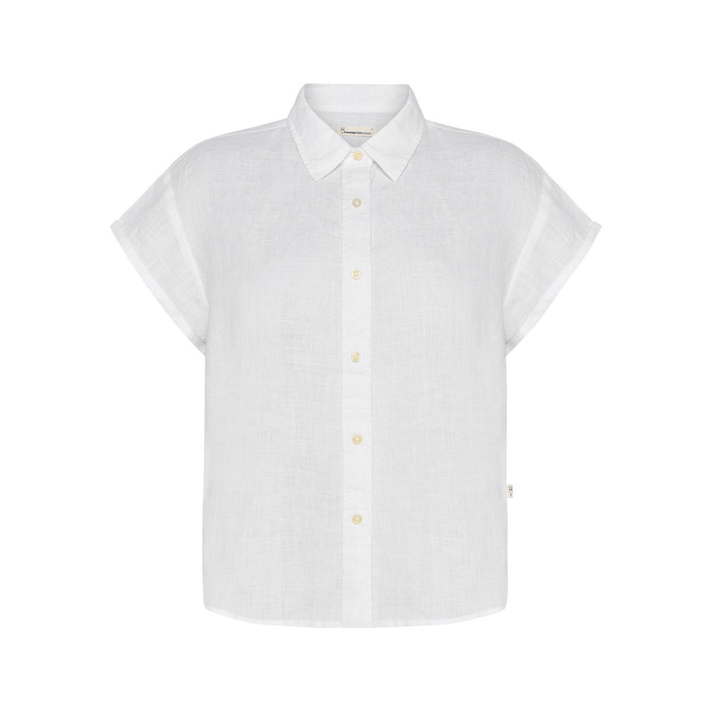 Aster Fold Up Short Sleeve Linen Shirt W