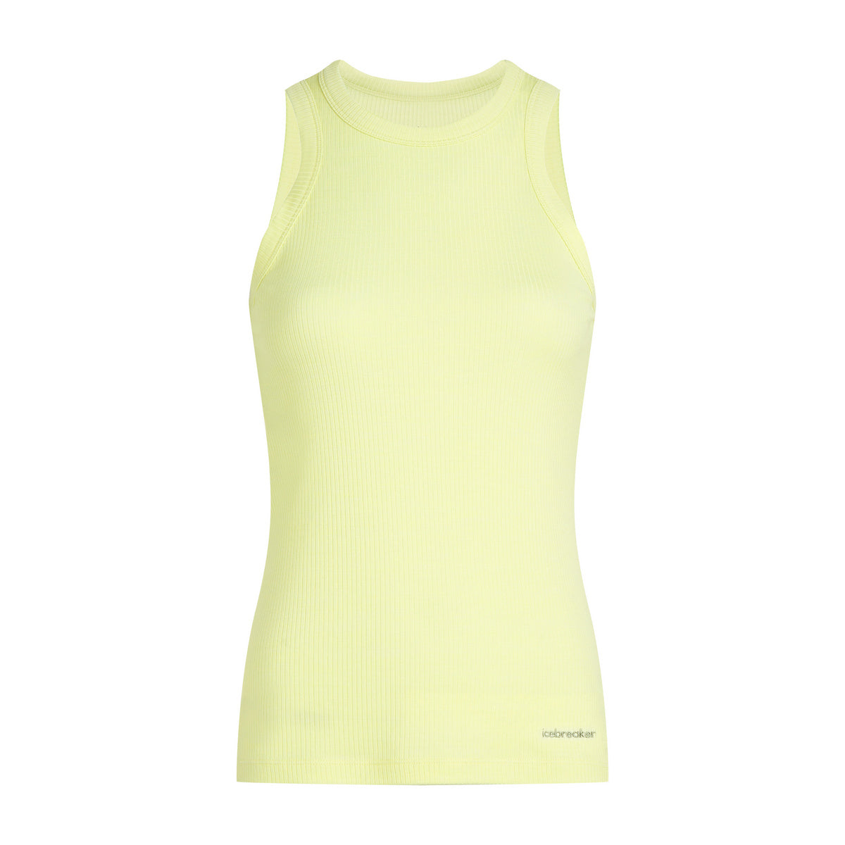 W Merino Blend Rib Lotus Tank
