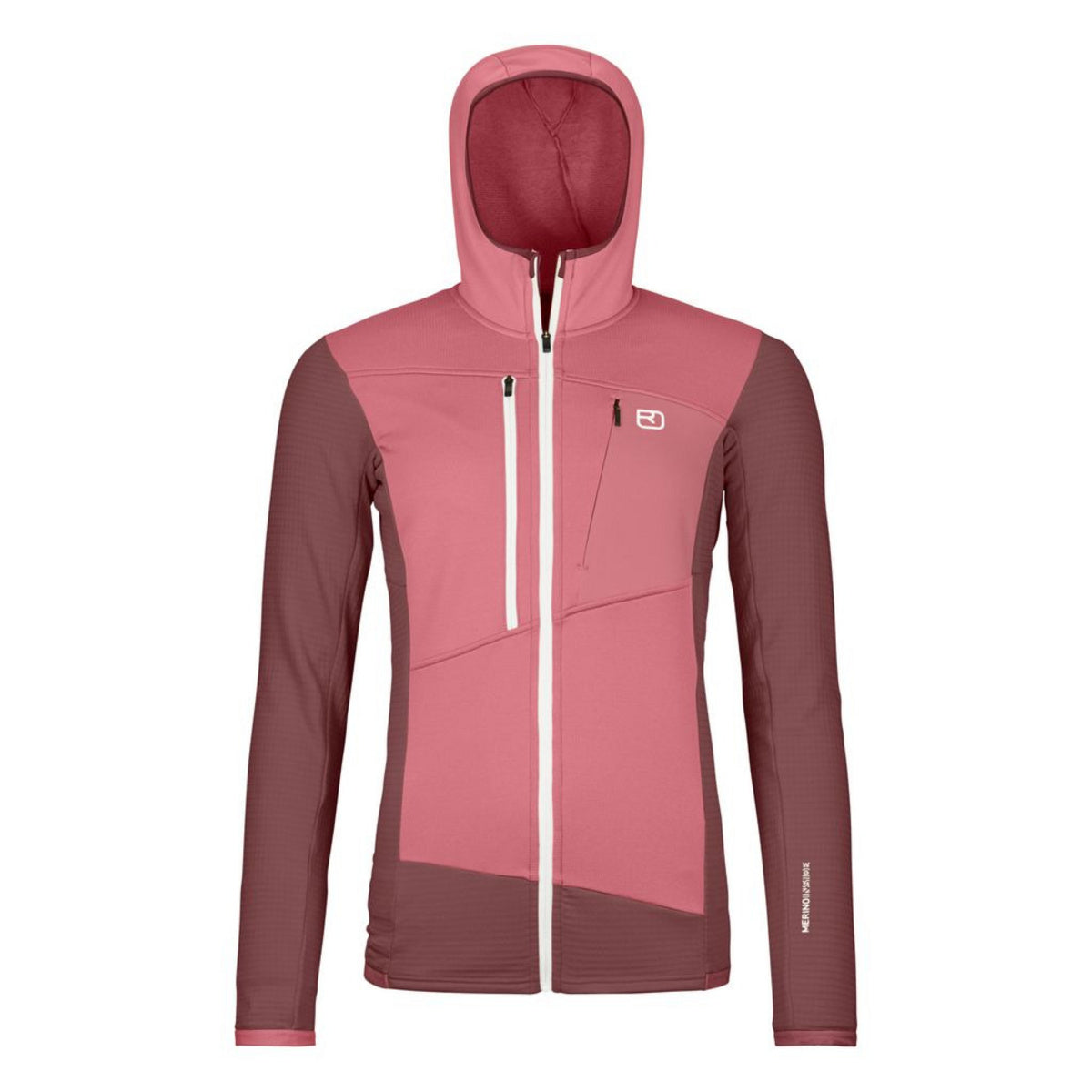 Fleece Grid Hoody W