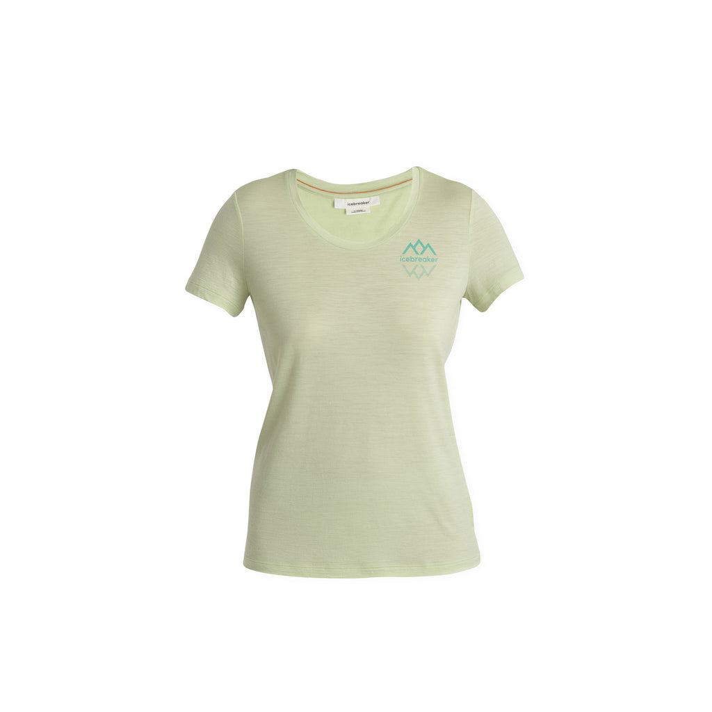 Wmns Merino 150 Tech Lite III SS Scoop Tee Logo Re