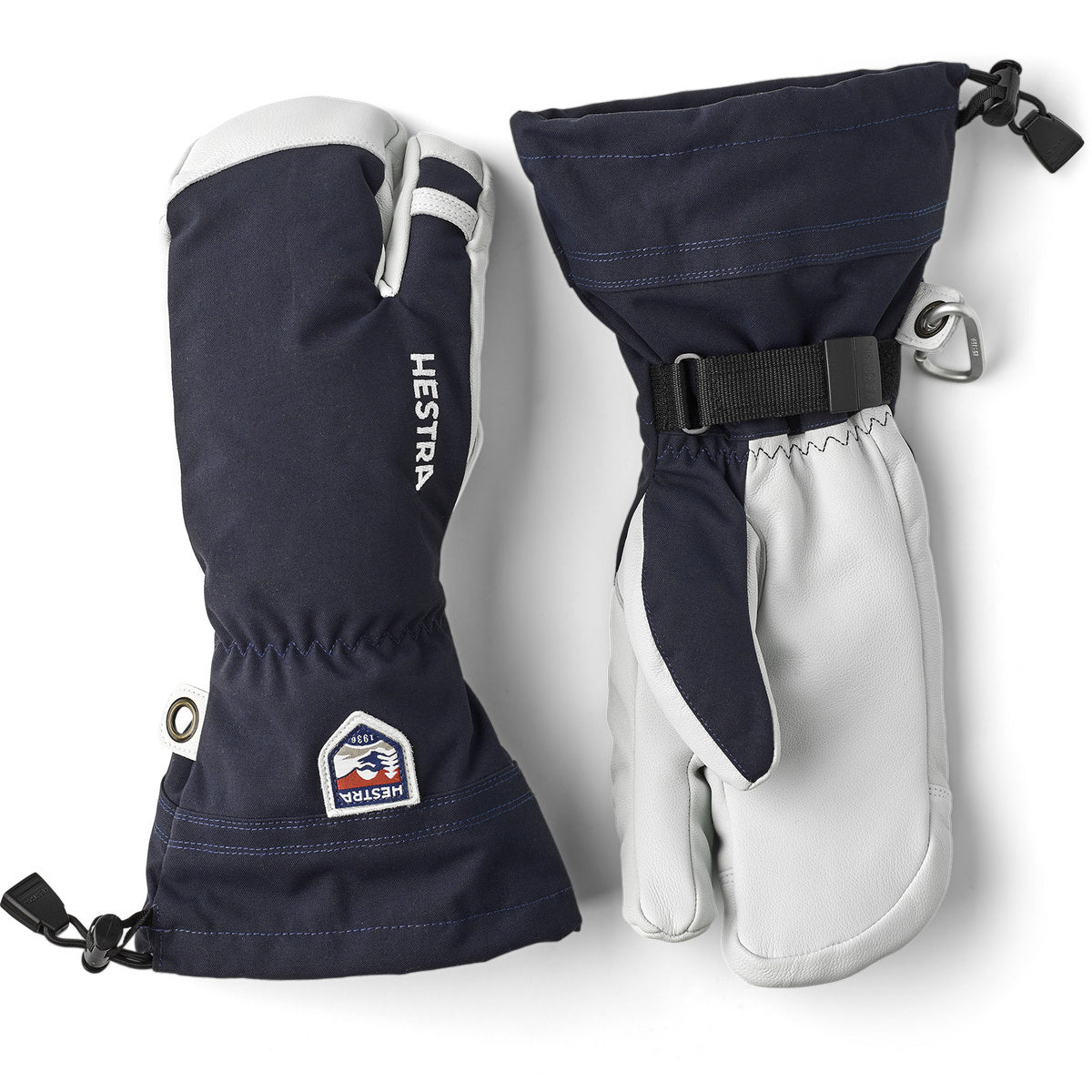 Army Leather Heli Ski 3-Finger