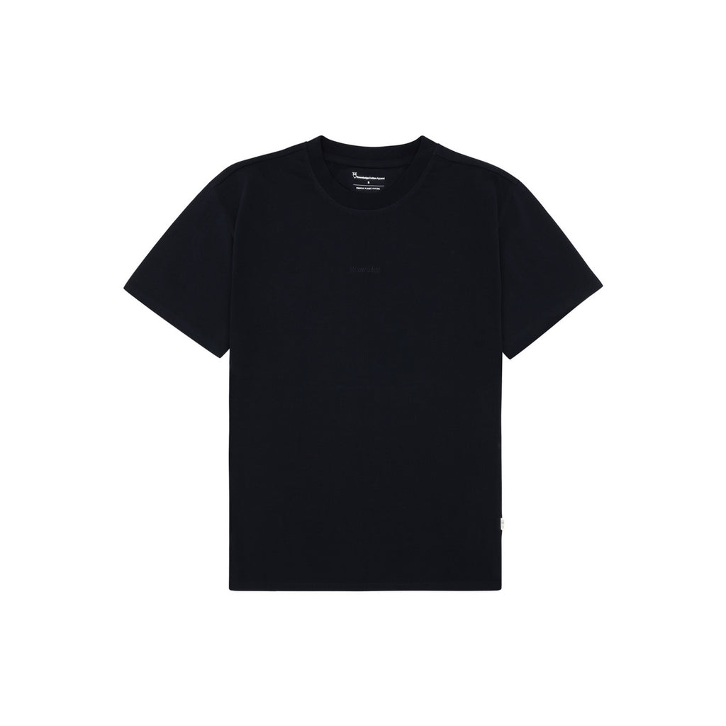 Loose Hvy Single T-Shirt With Logo Chest Embr. W