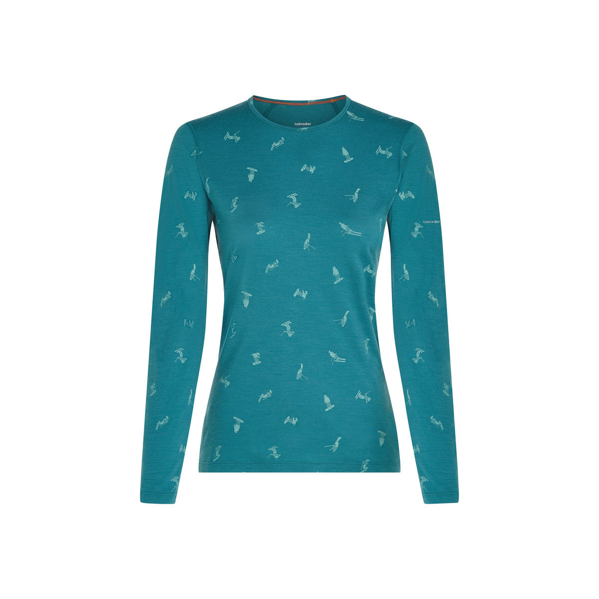 W Merino 200 Oasis LS Crewe Ski Day