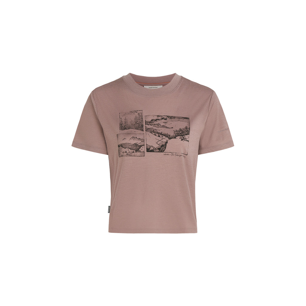W Merino 150 Tech Lite SS Crop Tee The Climb