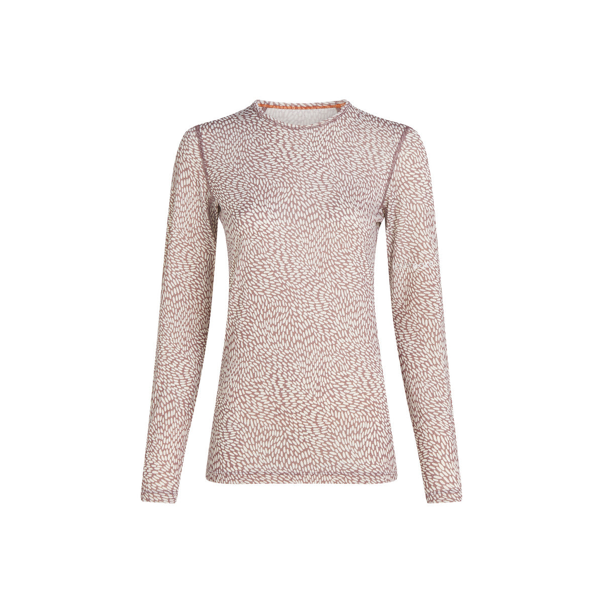 W Merino 200 Oasis LS Crewe Flock Forms AOP