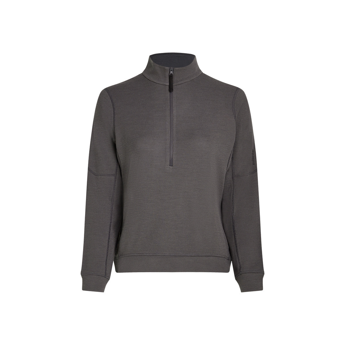 W Merino Blend 260 Waffle Knit Wander LS Half Zip
