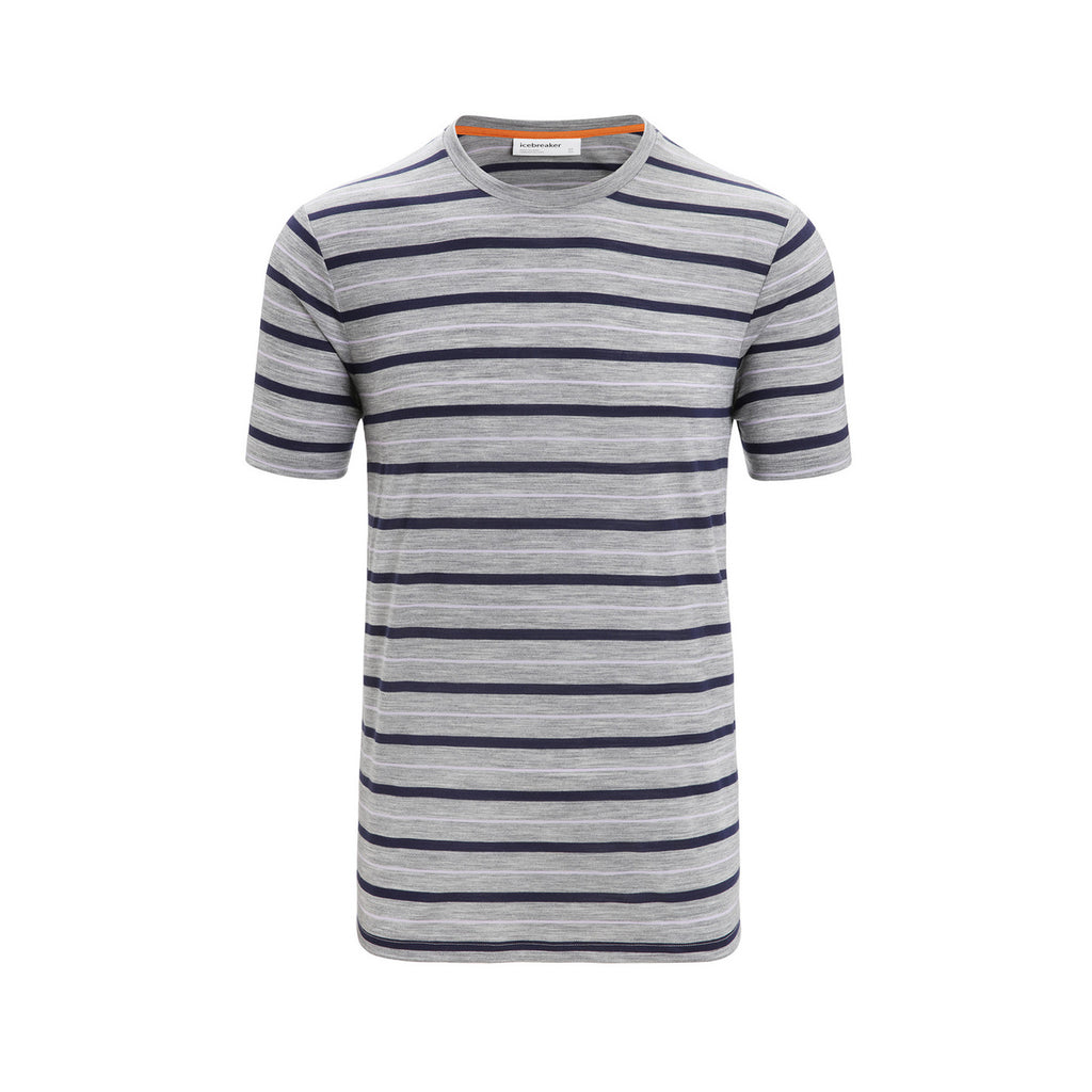 Men Merino Wave SS Tee Stripe
