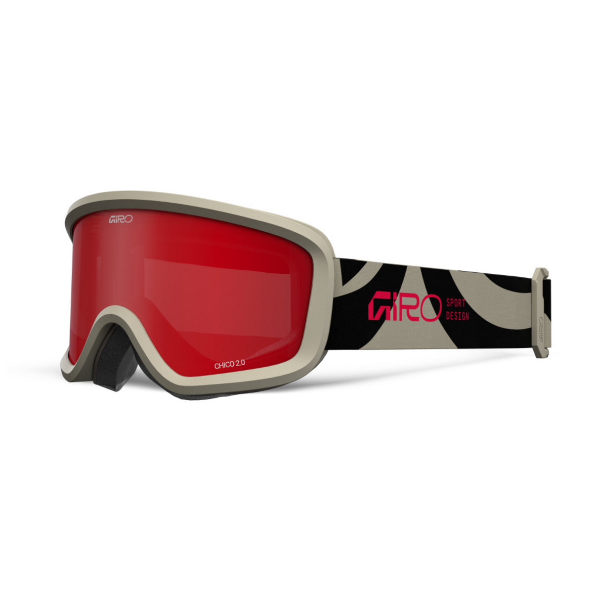 Chico 2.0 Flash Goggle, amber scarlet S2