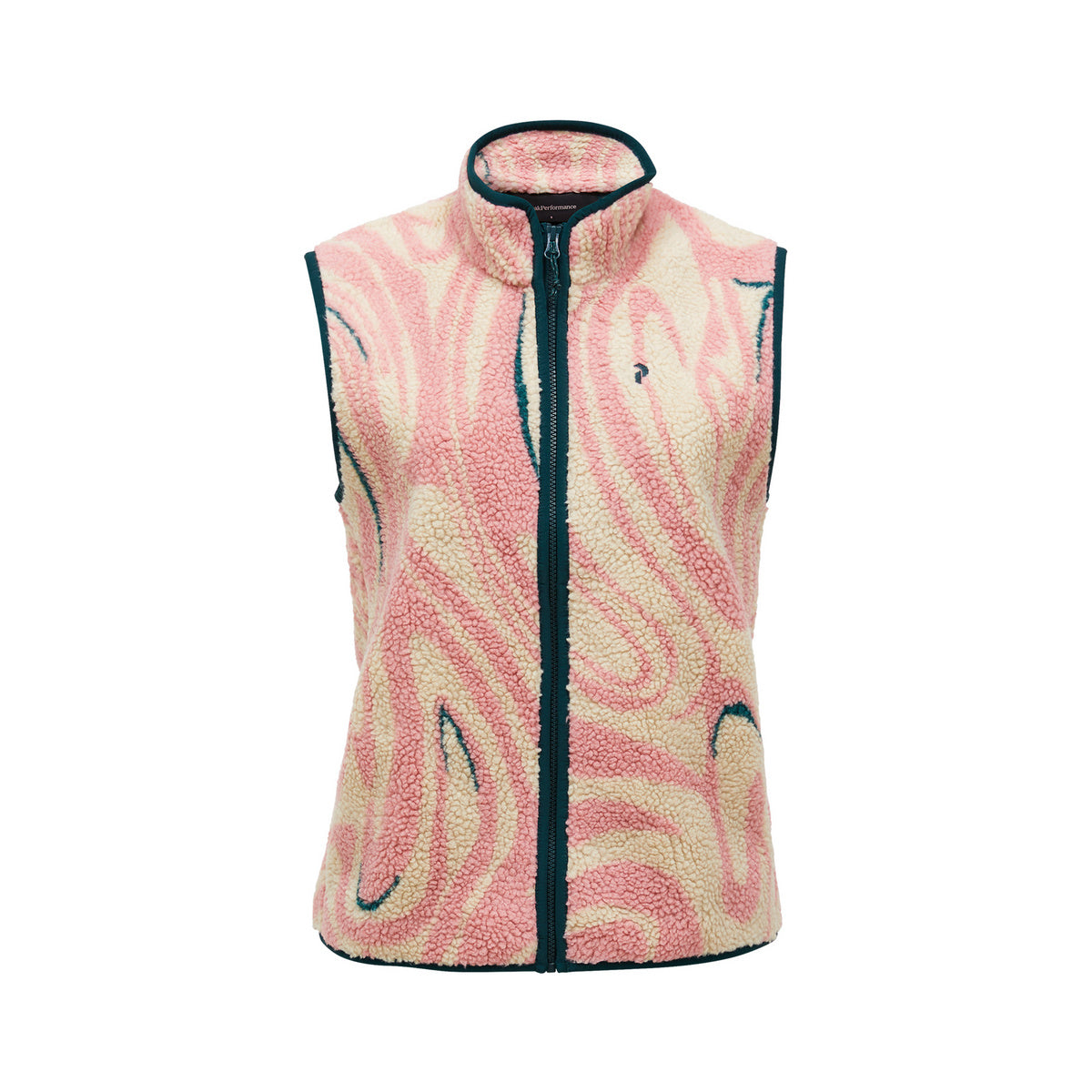 W Graphic Pile Vest