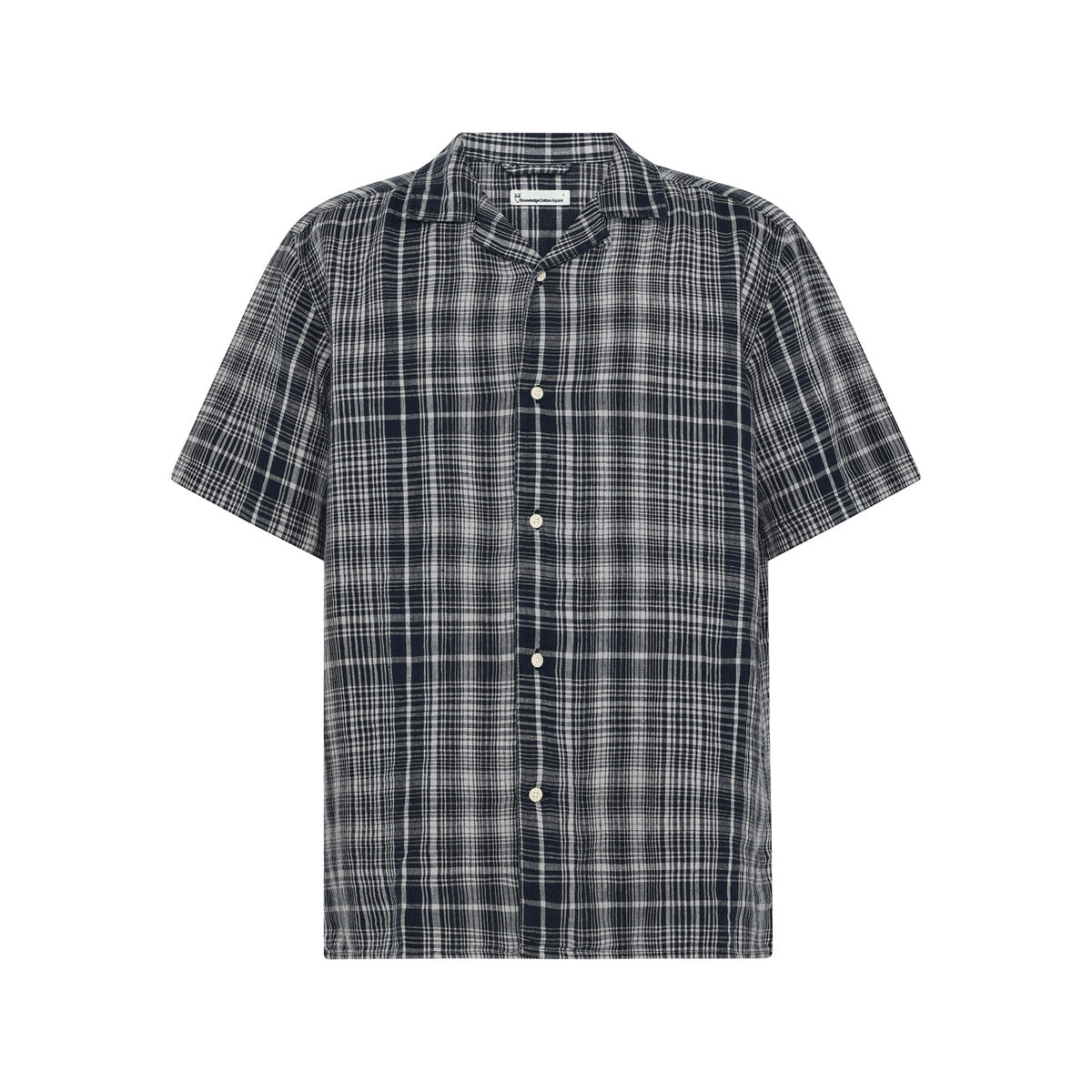 Organic Linen Checked Shirt M