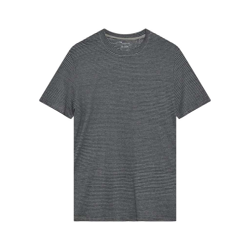 Organic Linen Striped T-Shirt M