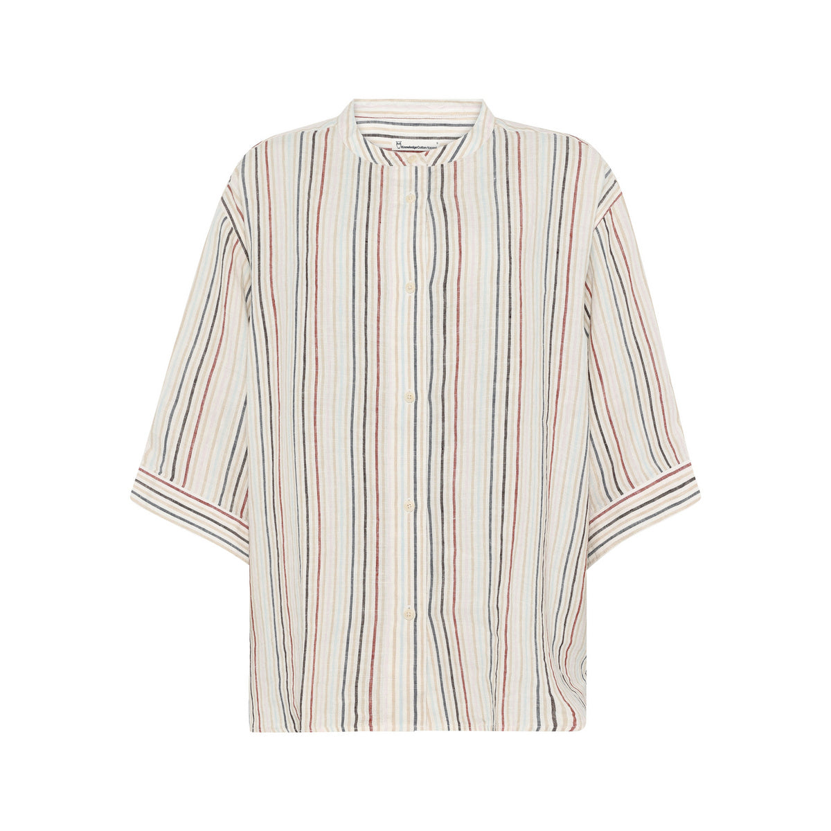 Organic Linen Stripe Shirt F