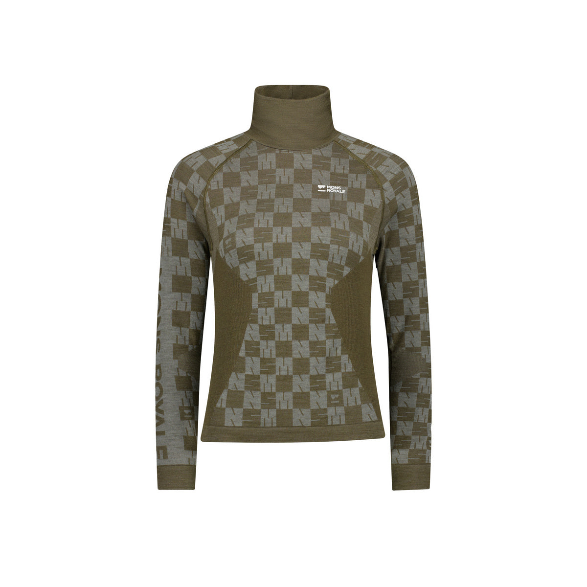 Ascender Merino Seamless Mock Neck Long Sleeve